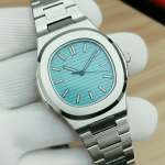 Patek Square Nautilus Stainless Steel Watch for Men & Boys - tiffany-blue
