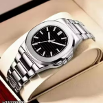 Square Nautilus Stainless Steel Watch for Men & Boys - 2-tone