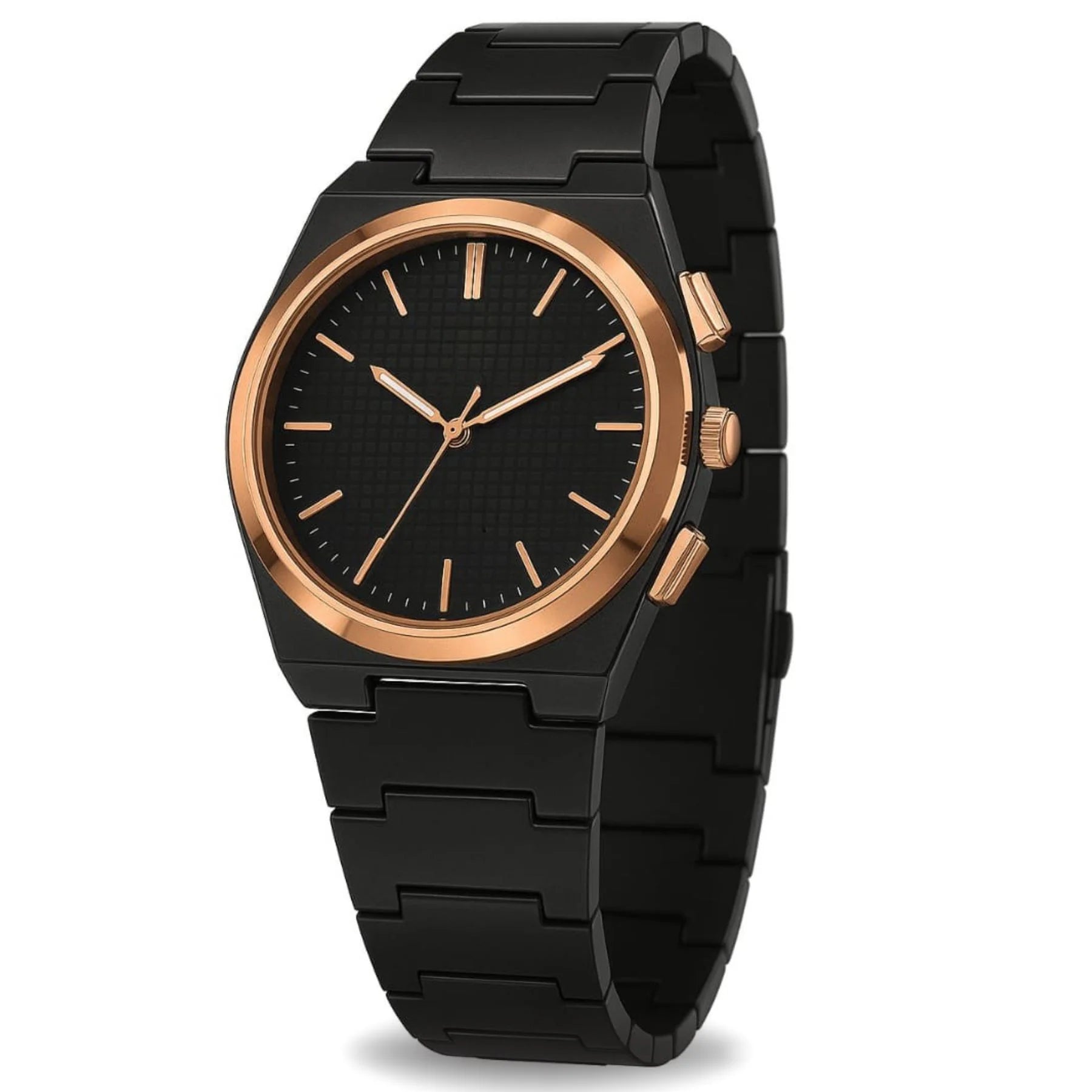 Luxury Stainless Steel Quartz Watch for Men - 2-tone - Image 1