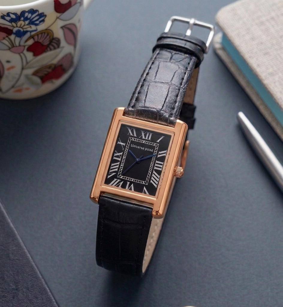 Universe Point Tank OLD MONEY in Leather Strap - black-arabic - Image 1