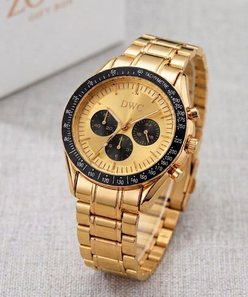 DWC Heritage Chronograph Panda Dial Watch - black-arabic - Image 1