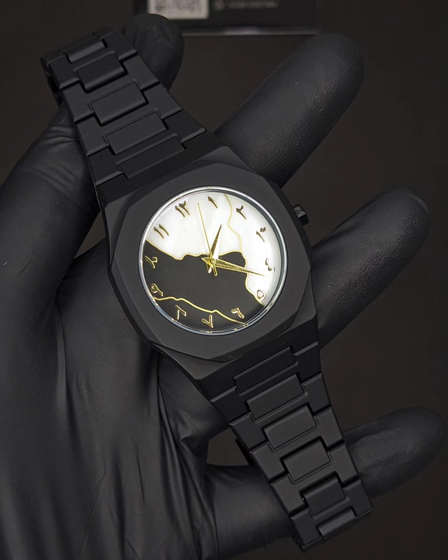 Arabic Aura Watch Limited Edition (Fiber 44gm) - white-marble - Image 1
