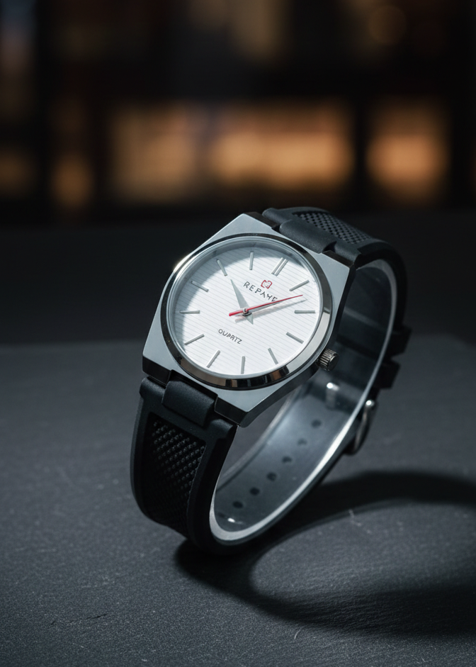 Gemini_Generated_Image_pvrqyapvrqyapvrq Silicone Tape Student Watch Men's Wristwatch Fashion Calendar Men's Watch - black-arabic - Image 1
