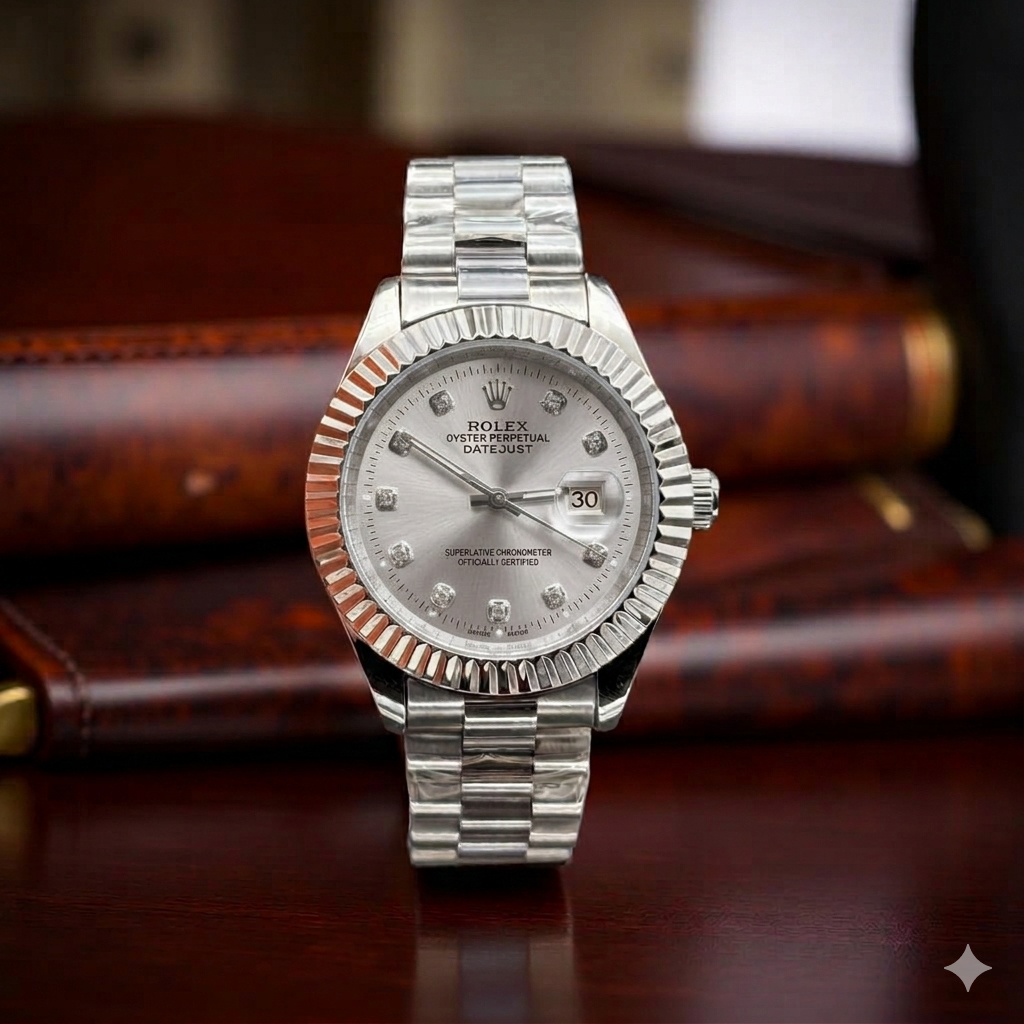 Gemini_Generated_Image_r6jxvzr6jxvzr6jx Rolex Date Just in Premium Quality Stainless Steel - blue-silver-2 - Image 1