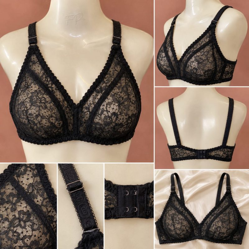 CoreCuddle Premium Net Transparent Non-Padded Bra & Briefs Set for Women