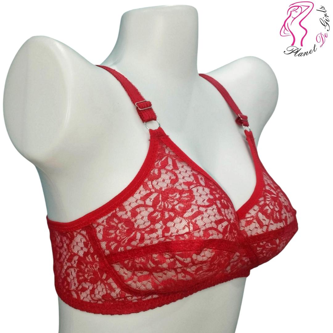 MZ1503200009PTDEGS-media-2 CoreCuddle Premium Net Transparent Non-Padded Bra & Briefs Set for Women - Image 1