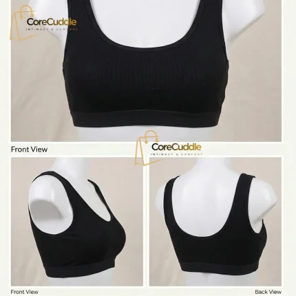 CoreCuddle Premium Air Bra Non-Padded & Non-Wired Bra Vest for Women & Girls