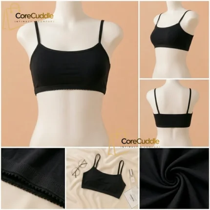 CoreCuddle Premium Cotton Bra Vest for Girls | Comfortable Teenage Camisole Bra