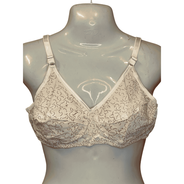 CoreCuddle Premium Floral Printed Lawn Bra for Women & Girls (Skin Base Flower Print) - Image 3