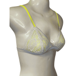 CoreCuddle French Triangle Single Hook Lace Bralette Net Bra for Women & Girls (Random Color)
