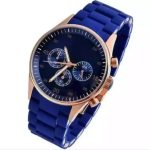 Armani High Quality Rubber Strap Watch - Grey