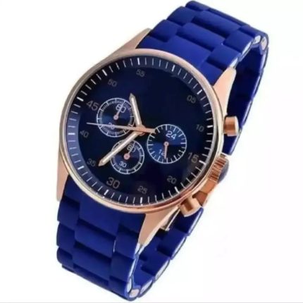 Armani High Quality Rubber Strap Watch - Grey