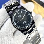 Tissot Prx Stainless Steel Watch for Men Boys - black-arabic