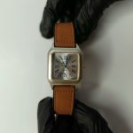 OLD MONEY Leather Strap Magnet Master Lock Watch - brown