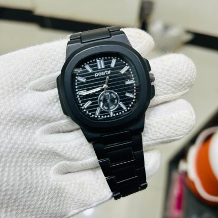 Square Nautilus Stainless Steel Watch for Men & Boys postive