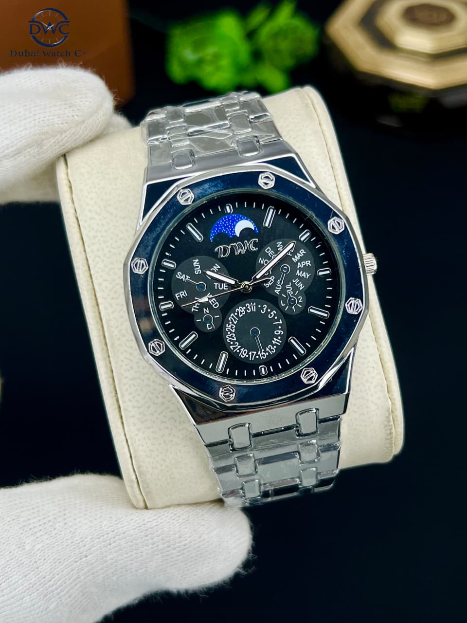 WhatsAppImage2025-12-16at6.25.42PM_2 Latest Design Hexa Stainless Steel Watch for Men & Boys - 2-tone - Image 1