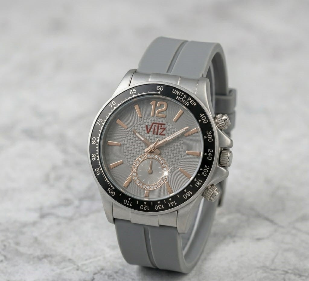 WhatsAppImage2026-03-28at5.29.49PM_1 Round Dial Rubber Silicone Strap Watch with Magnet Lock - grey-silver - Image 1