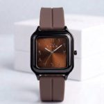 SABR Stealth Square Watch with Eastern Arabic Numerals   “ Magnetic Strap & Sunray Dial - black-white