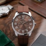 Dual-Scale Dial Watch with Magnetic Quick-Fit Band - black-white