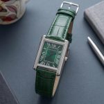 Universe Point Tank OLD MONEY in Leather Strap - blue-golden