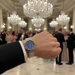 Rolex Date Just in Premium Quality Stainless Steel - black-silver-3
