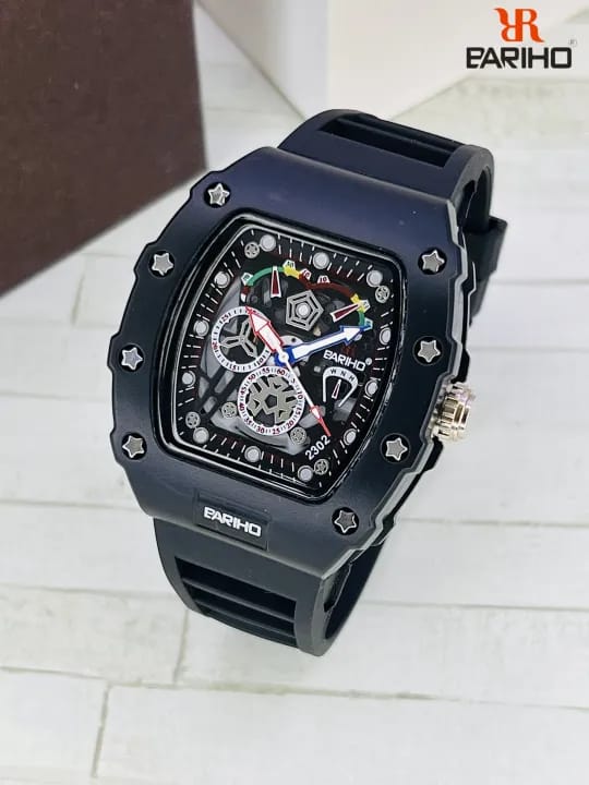 Frank Muller Latest Article Watch with Rubber Strap(Plastic Case) - orange - Image 1