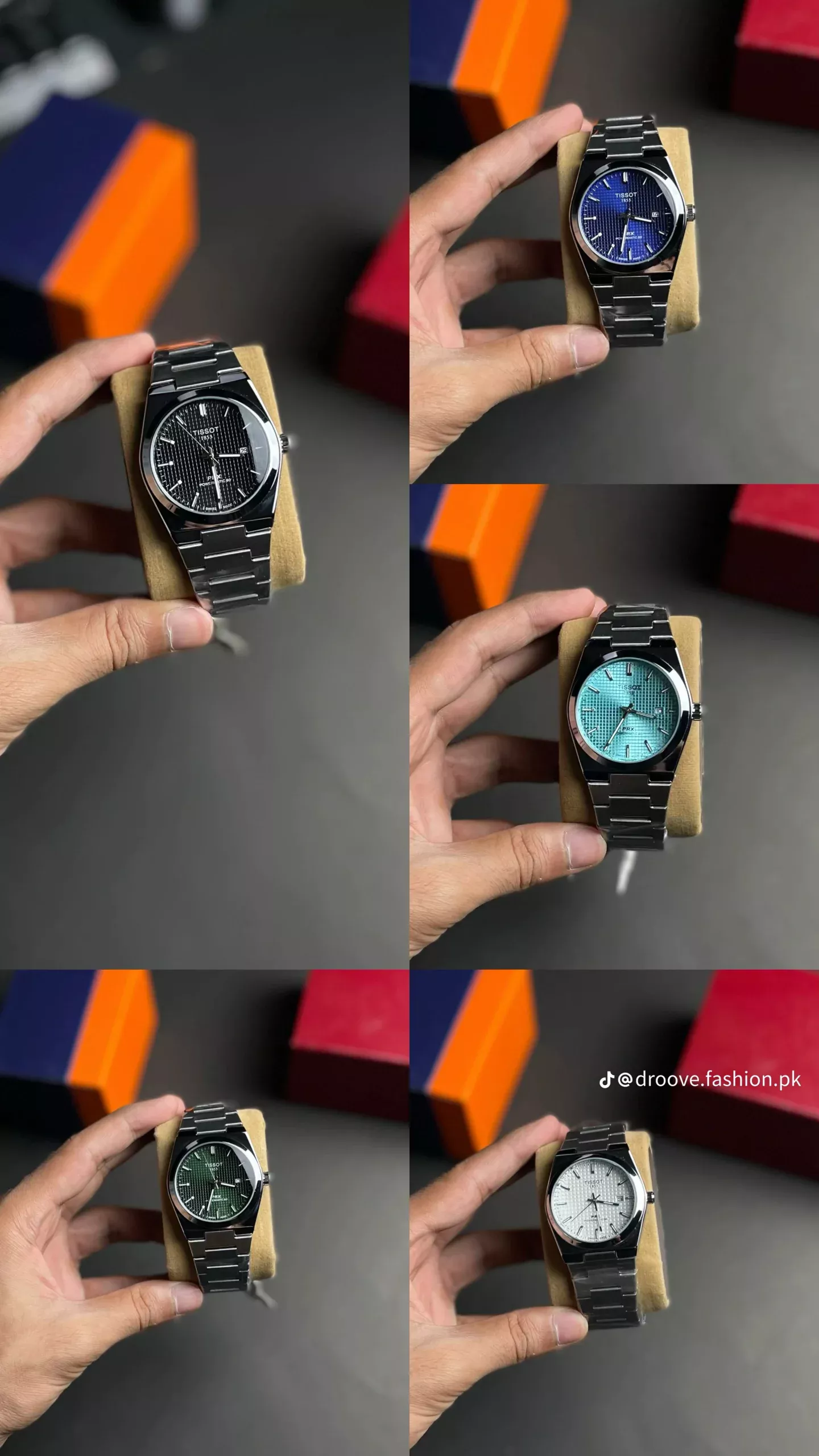 Tissot prx stainless steel with date. Premium Quality luxury watch - Image 1